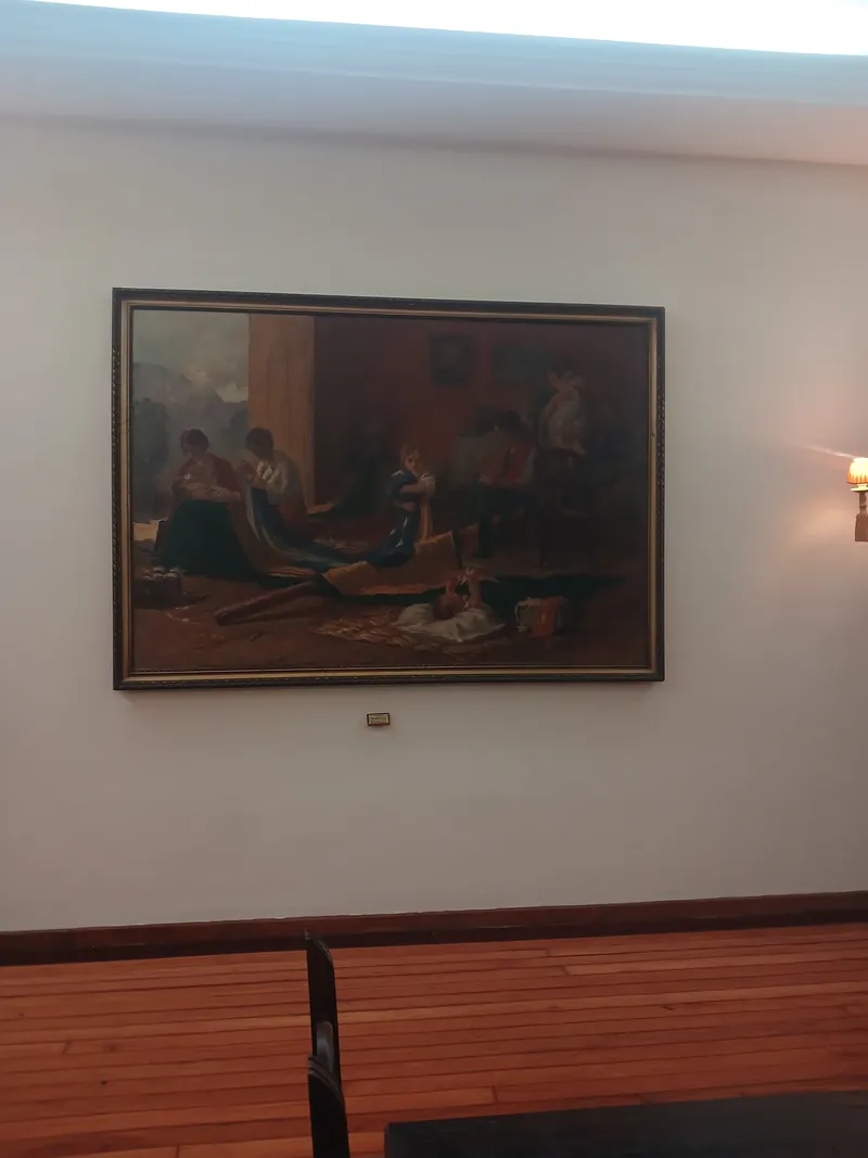 Quadro de Miranda Júnior sobre a chegada da Família Real, no Salão Sete de Março
